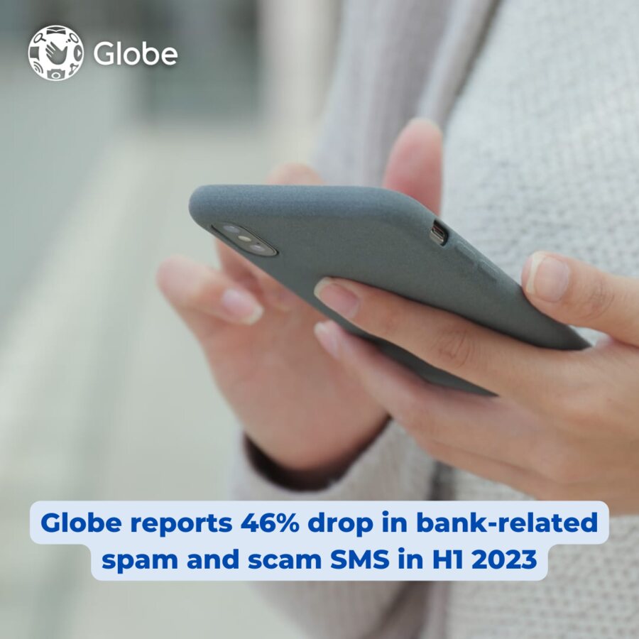 Globe reports 46% decline in bank-related spam